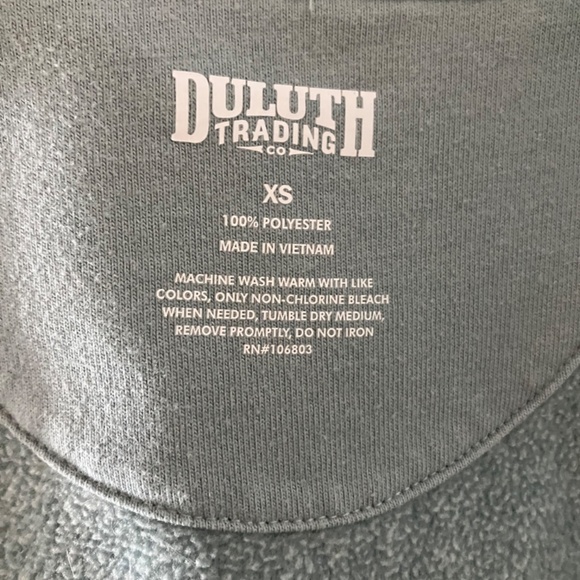 Duluth Trading Women's Light Teal Hooded Vest - Size XS - Picture 3 of 3